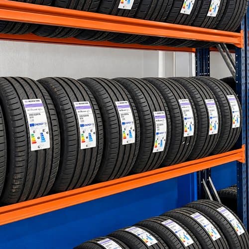 Neumáticos de todas las medidas en el taller Lajareu de Ribeira